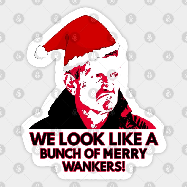 A Festive Guenther Steiner Sticker by Worldengine